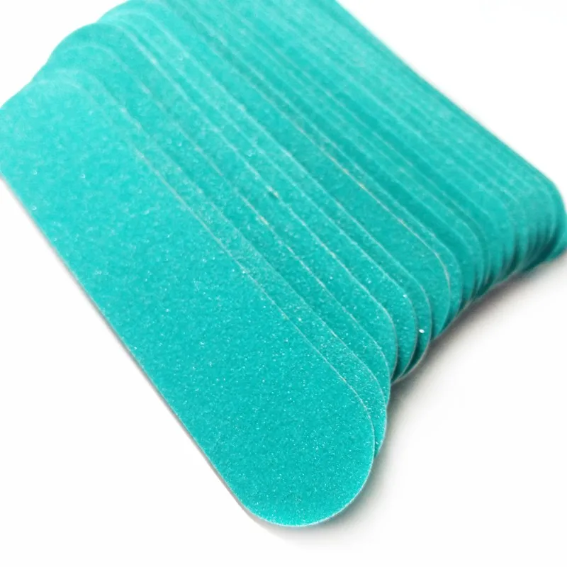 

20 X Double Side Colorful Mini Wooden Nail File 9*2cm Nail Polish Toos lime a ongle Nail Buffer 180/240 Sand Paper Manicure