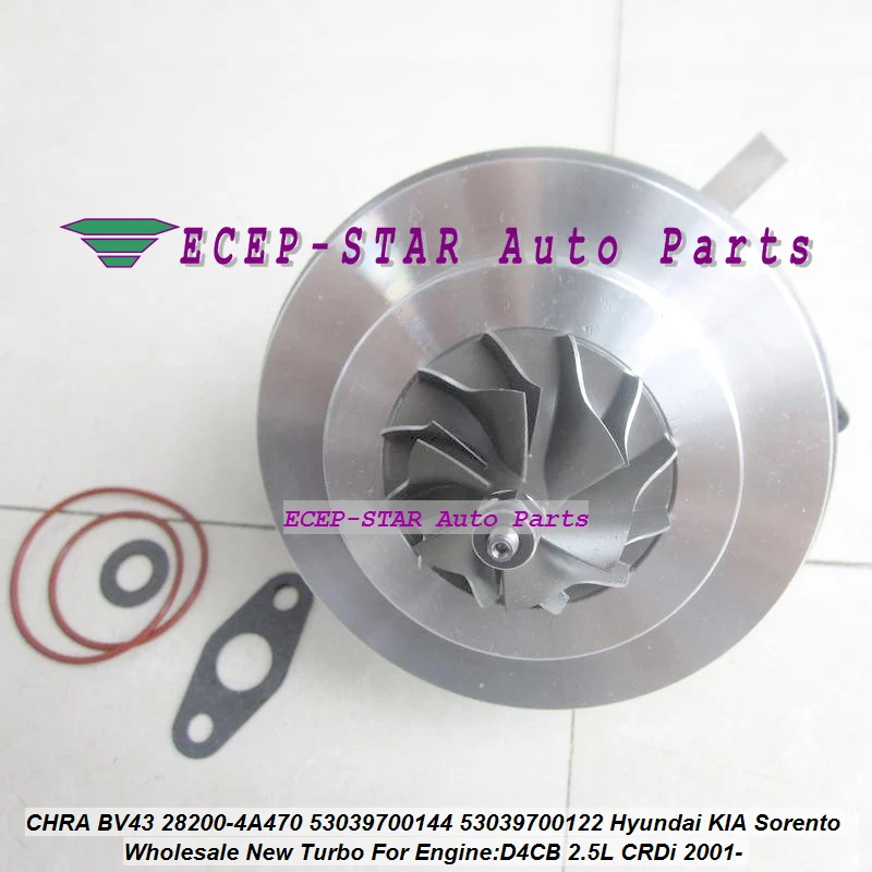 Фото Картридж турбокомпрессора CHRA BV43 03G145702H 53039880109 53039700109 5303-988-0109 для AUDI A4 2.0L TDI B7 BRD BVA 125 кВт №5