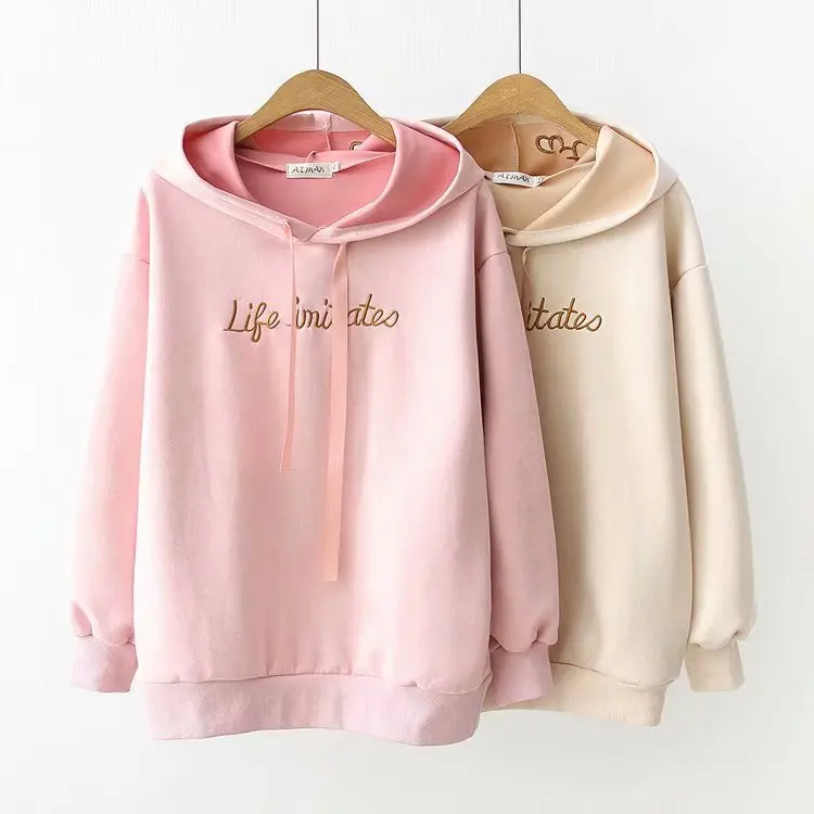 2019 Плюс Размер повседневные толстовки Весенняя женская одежда мода Свободный