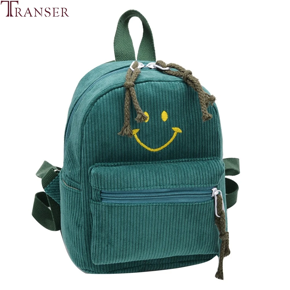 Новый женский рюкзак Transer модная школьная сумка для девочек подростков милые
