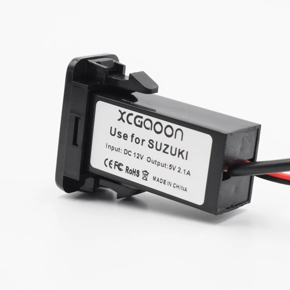 XCGaoon специальный 5 в 2.1A Автомобильный USB интерфейс разъем зарядное устройство адаптер и USB аудио вход Разъем для SUZUKI