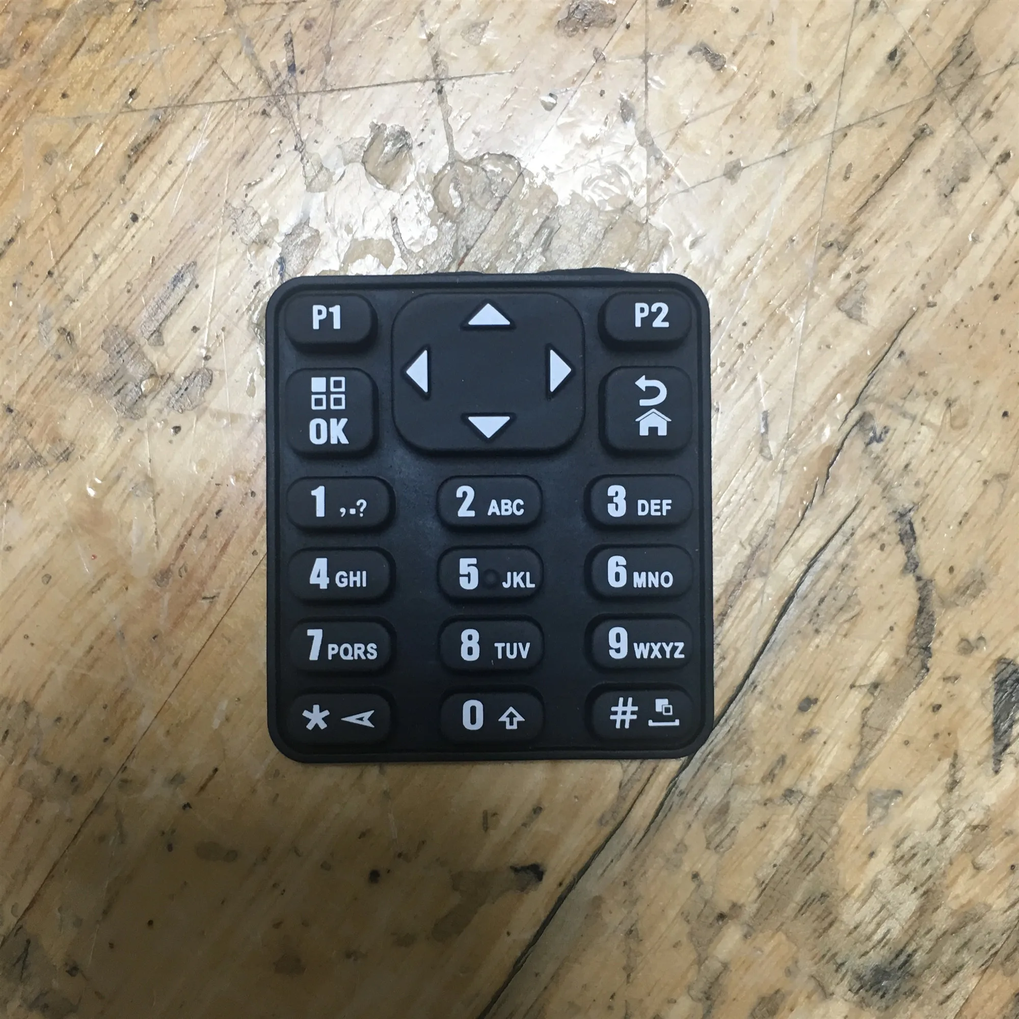 

5pcs/lot the number digital rubber keypad for Motorola XIR P8668 P8660 GP338D DGP8550 walkie talkie
