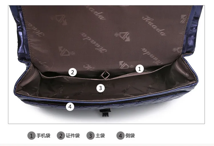 2017 Известный Бренд Genuin Кожаная Сумка Женщина Классический Lingge Цепи Женская