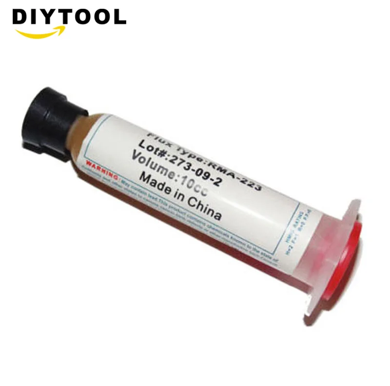 DIY паяльная паста 10cc флюсовая Смазка RMA223 RMA-223 для чипов компьютера телефона LED BGA SMD PGA PCB инструмент для ремонта