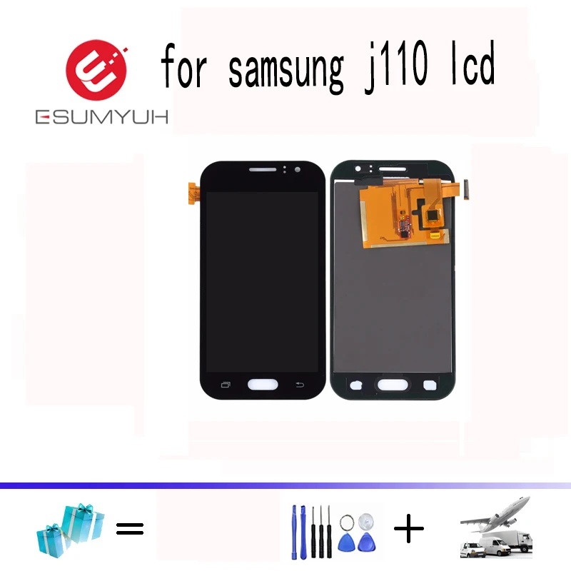 ЖК дисплей j110 для Samsung Galaxy J1 Ace экран J110 J110F J110H J110M сенсорный дигитайзер galaxy j1 ace j110h