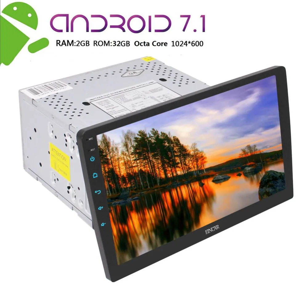 Android 7 1 автомобильный стерео 2 Din gps навигация Восьмиядерный Авторадио Bluetooth радио