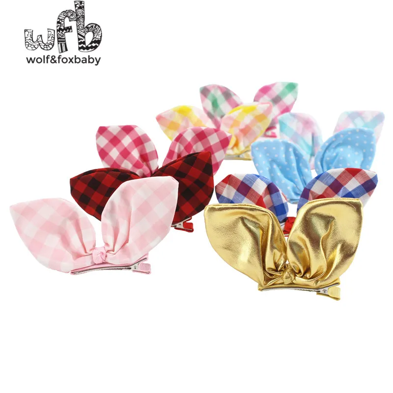 

Retail Kids children Cute Print Bowknot Bunny Ears hairwear Hair Clip Multi-Style Hair Accessaries hairpins NEW 2014