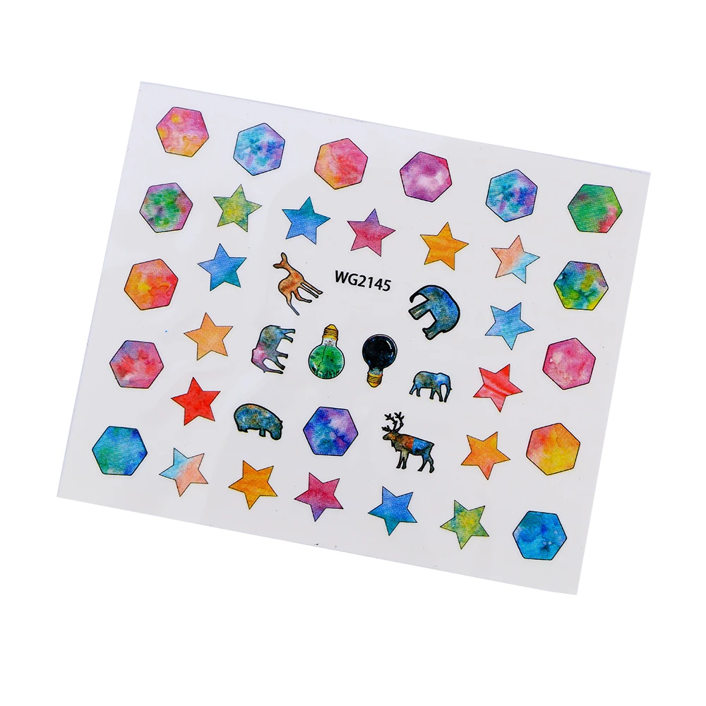 Новые белые и черные наклейка на ногти водная переводная черный запасами ивовых