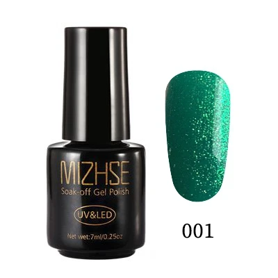 GreenZ001 MIZHSE голографический Гель-лак 102 цвет Светодиодный УФ-гель Платиновые блестки художественный Гель-лак для ногтей блестящая Лазерная блестка серебро золото бриллиант - Цвет: GreenZ001