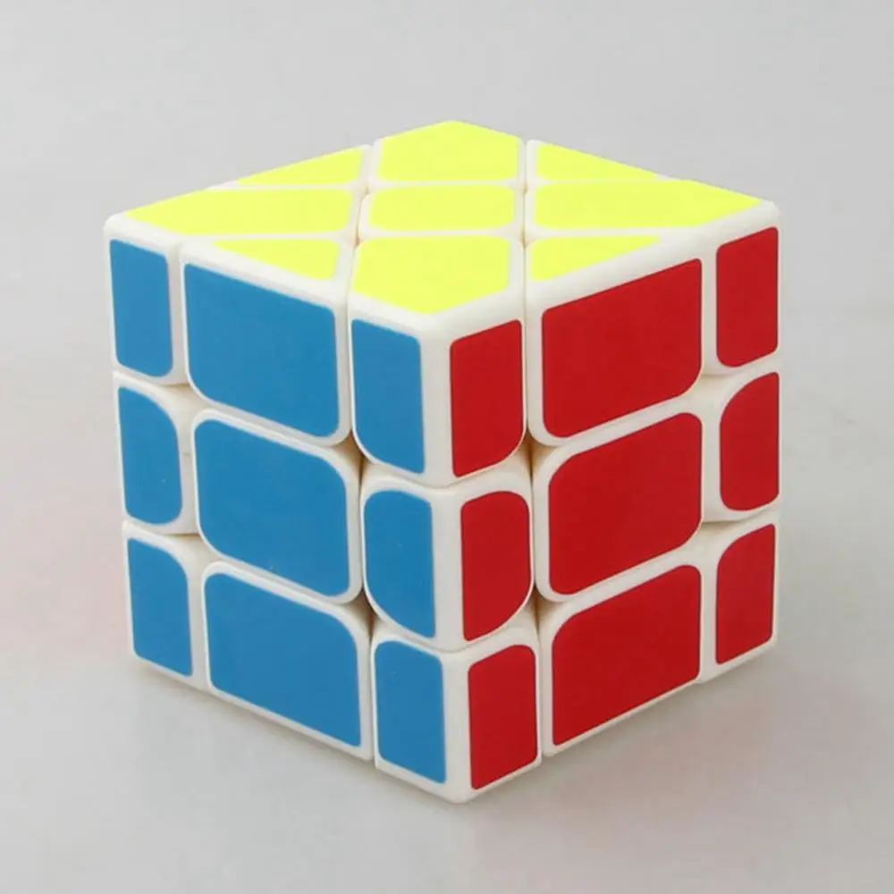 Yongjun квадратный король Фишер 3x3x3 перекос пластиковый скоростной магический куб головоломка кубики Развивающие игрушки для детей