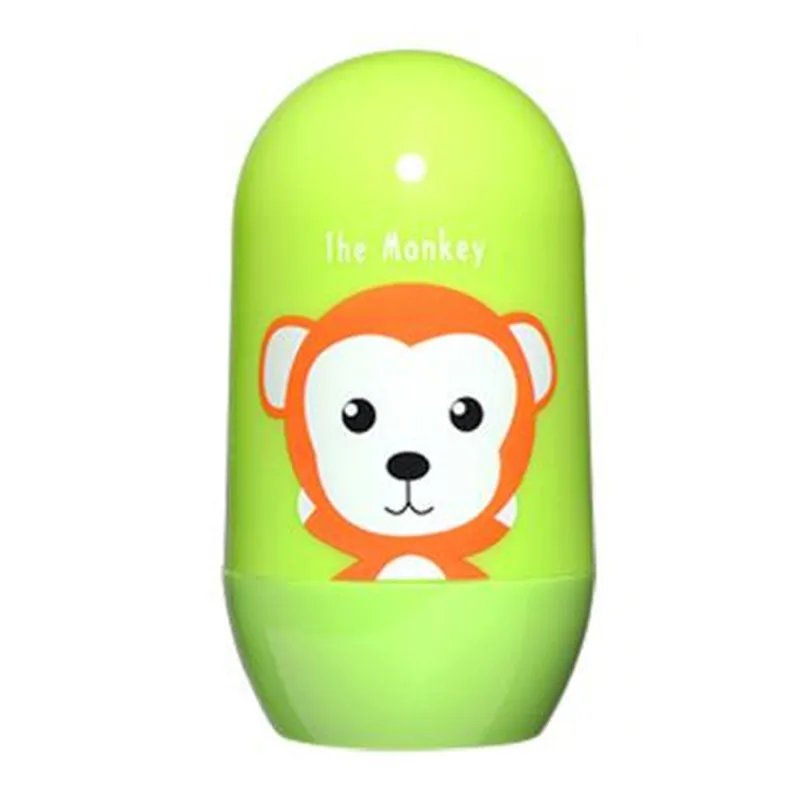 Green monkey 4 шт./компл. защитные, набор для ухода за ногтями кусачки для ногтей пинцет ногти набор файлов для ребенка путешествия малыша палец ножницы триммера - Цвет: Green monkey