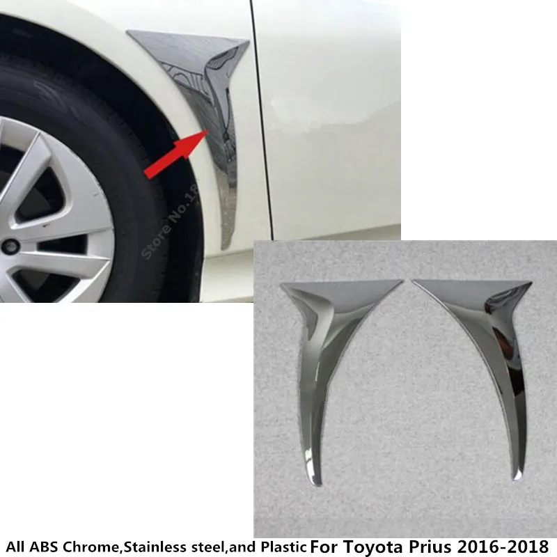 2 шт. передний спойлер для Toyota Prius 2016 2017 2018|car body|for toyotacar hood |