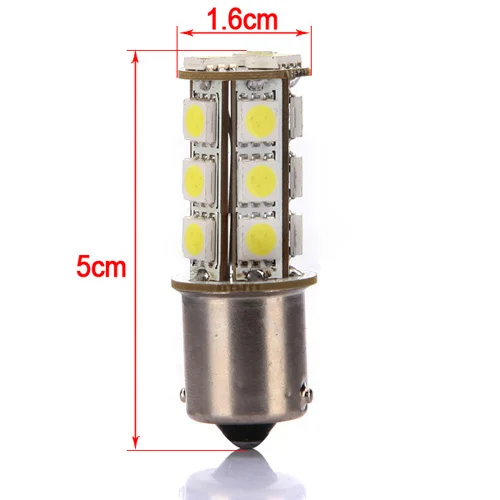 4X Белый 1156 P21W BA15S R10W 18 светодиодный 5050 SMD задний стоп сигнал лампа бокового