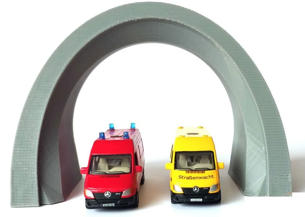 2 шт. DIY песочный стол аксессуары для сцены 1: 87 скоростной рельс Culvert туннельная