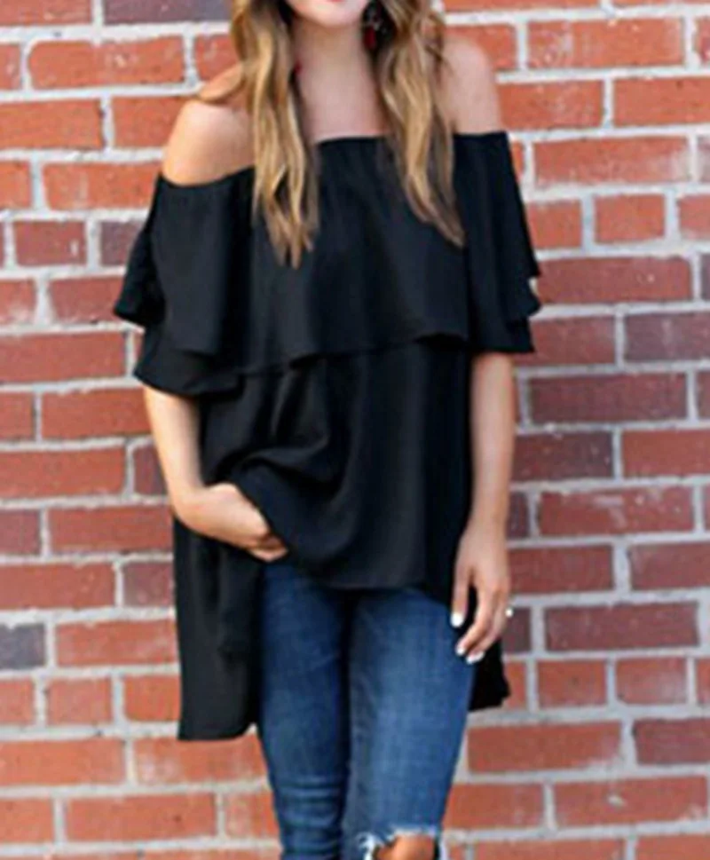 Женская летняя новая футболка с короткими рукавами и воротником надписью