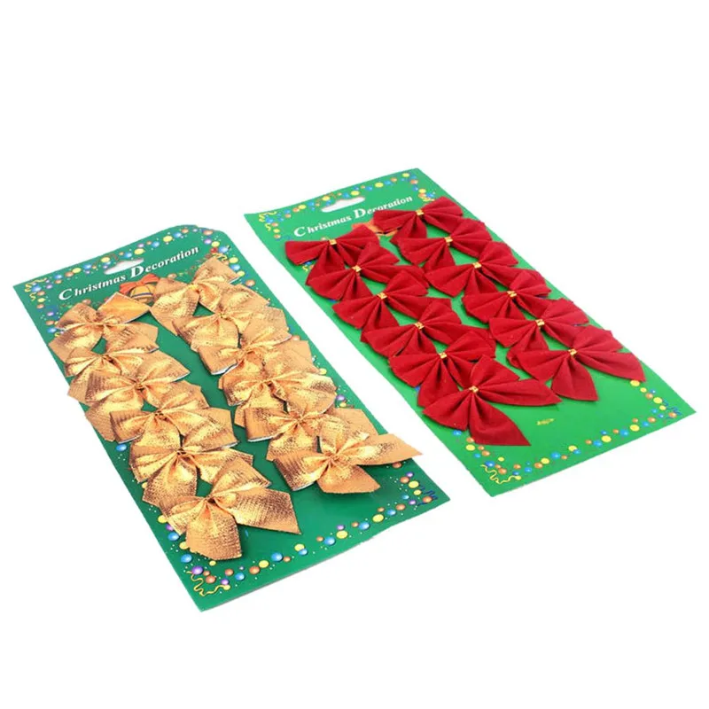Милый бантик Рождественское украшение Рождественская елка для вечеринки