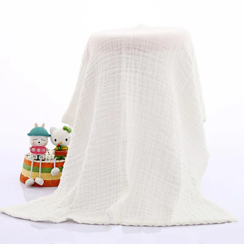 

120x120cm Muslin cotton Baby Towels Scarf Swaddle bath Towel Newborns Handkerchief Bathing Feeding Face Washcloth Wipe