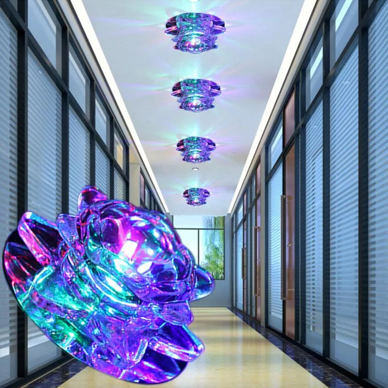 Светильник светодиодный потолочный 3 Вт со стразами|crystal led ceiling light|ceiling lightsmodern |