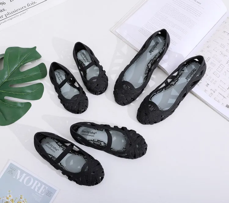 Melissa Woman Jelly Sandals 2019 Summer Parent-child Shoes Women Soft 22.5-24.5cm | Обувь