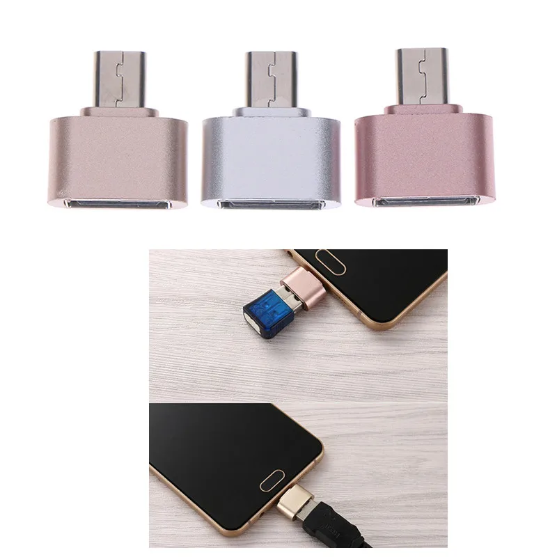 Микро USB OTG 2 0 Hug конвертер Type-C адаптер для телефона Android кабель кардридер