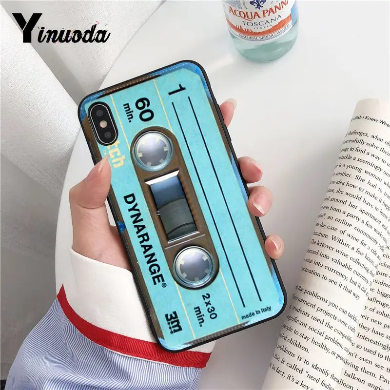 Yinuoda Винтажный чехол с магнитной лентой для iPhone 8 7 6 6S Plus X XS MAX 5 5S SE XR 10 | Мобильные