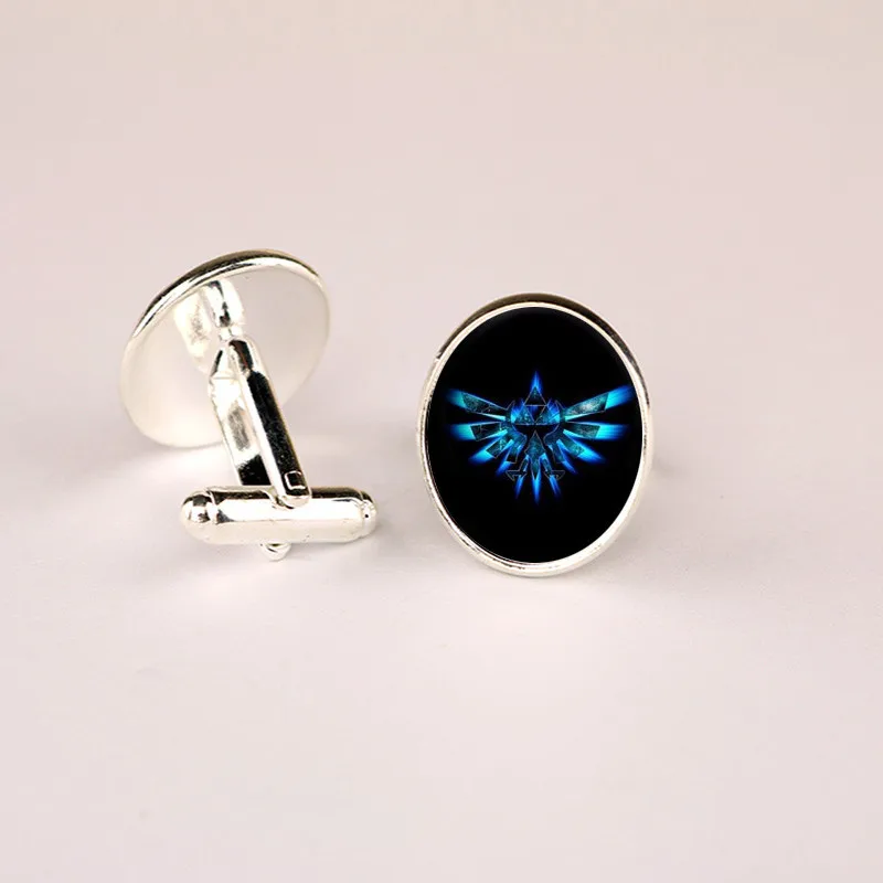 20 мм Запонки роскошные мужские запонки брендовые со стеклянным кабошоном Zelda