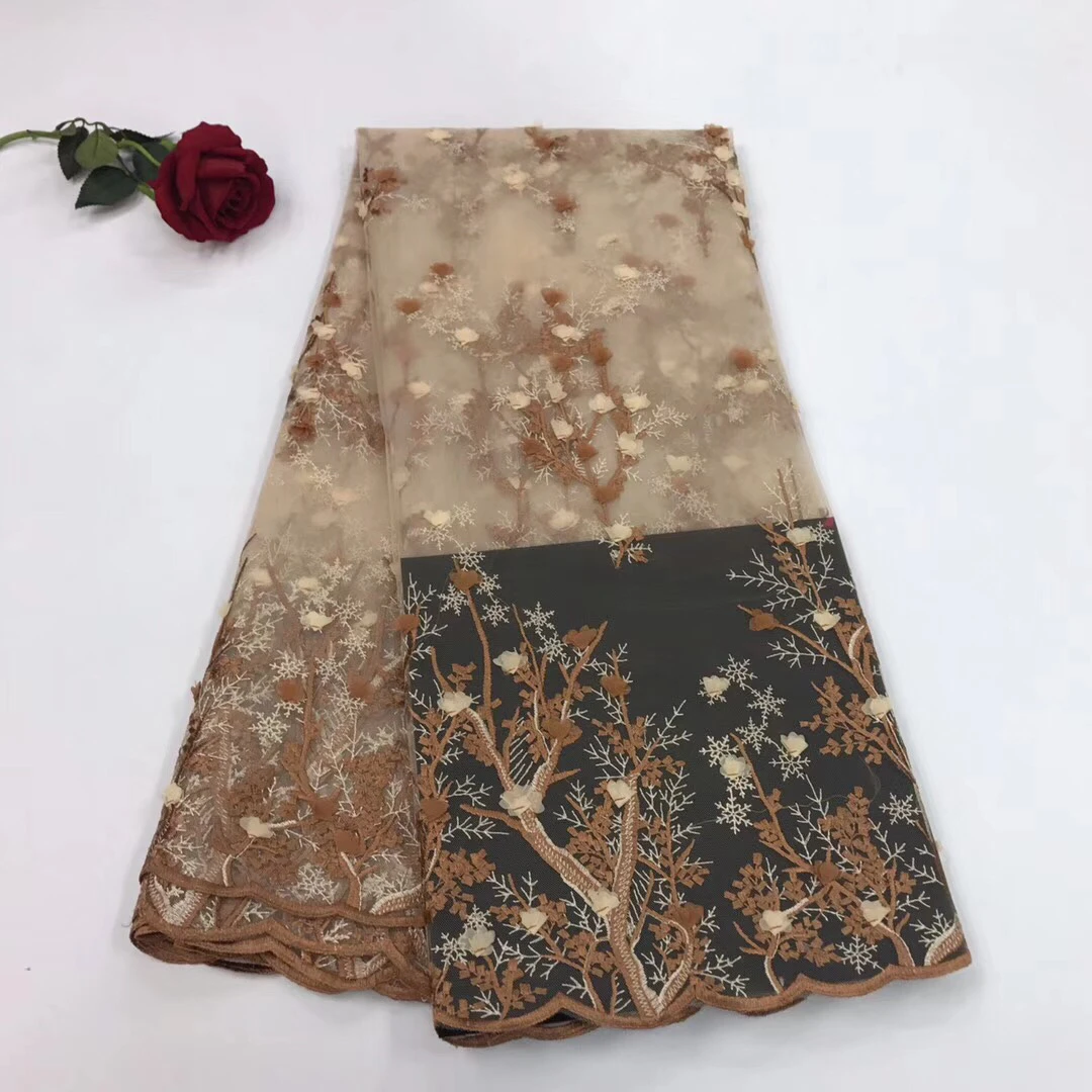 2018 Последние Французский нигерийские кружевные ткани Высокое качество Тюль