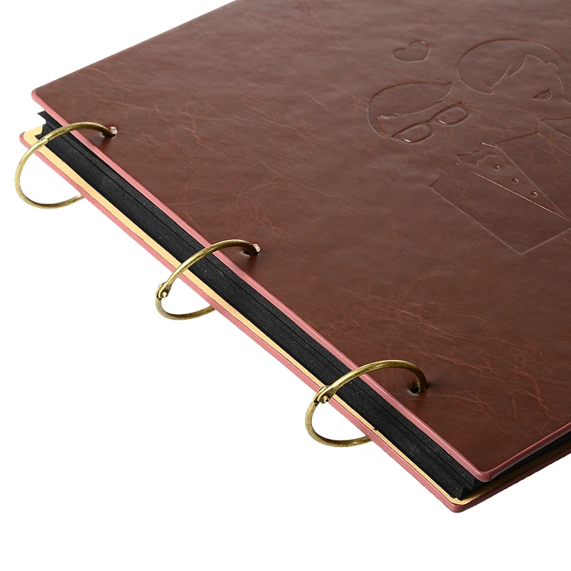 16 дюймов 30 шт. черные бумажные листы для скрапбукинга сделай сам винтажный