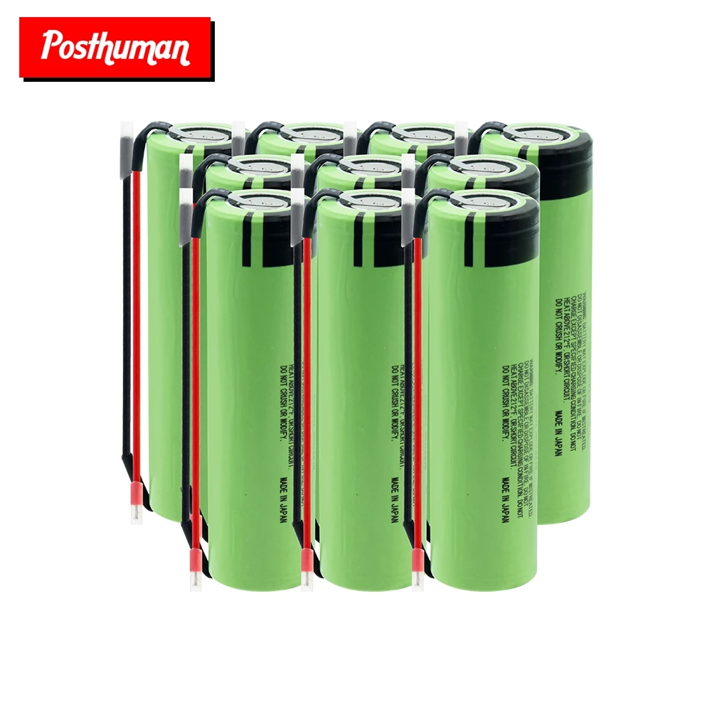 Высокая утечка 20A NCR 18650 литиевая батарея 3400mAh перезаряжаемая электронная сигарета ток разряда+ DIY Linie для фонарика