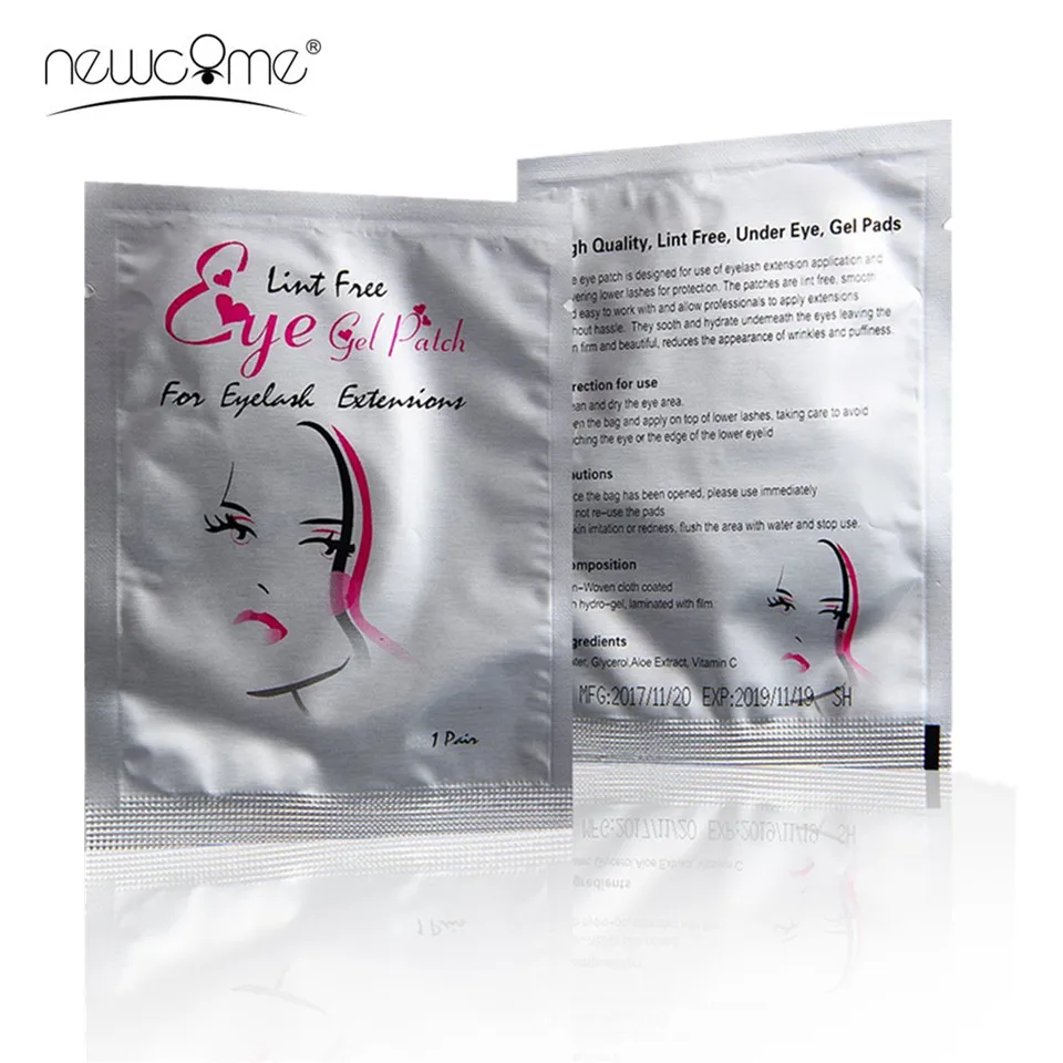 Патчи гелевые под глаза NEWCOME патчи бумажные для наращивания ресниц инструменты