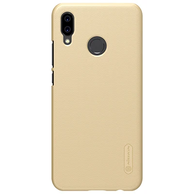 Золотой Huawei P20 Lite чехол huawei P20 Pro Plus чехол NILLKIN Супер Матовый Защитный матовый жесткий чехол-накладка - Цвет: Золотой