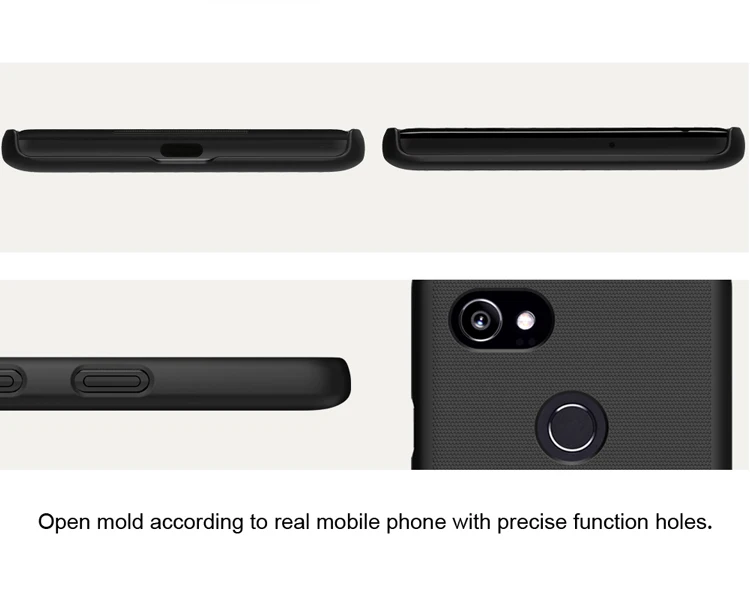 Чехол для Google Pixel 2 Чехол для Google Pixel 2 XL чехол NILLKIN суперматовый Защитный матовый жесткий чехол-накладка