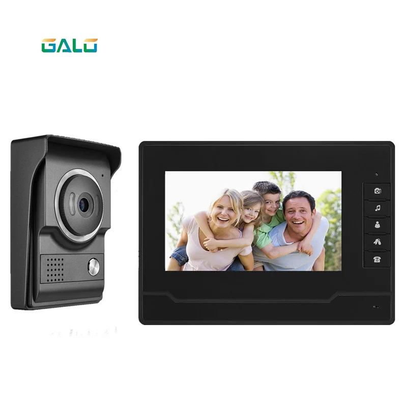 9 дюймов проводной видеодомофон домофон дверные звонки комплекты с двойной way и