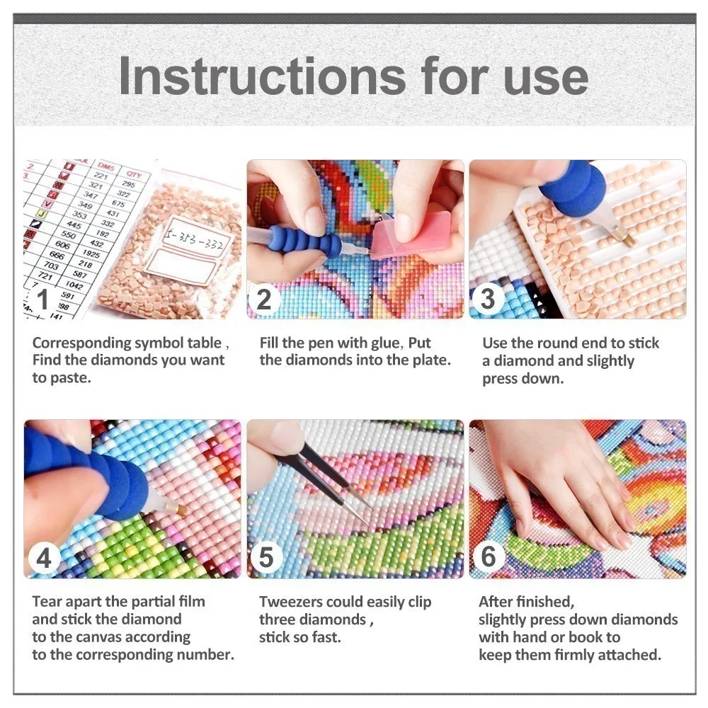 

EverShine Paint With Diamonds Full Square Flowers Diamond Embroidery Cross Stitch Diamond Mosaic Handicraft Art Kits Wall Decor