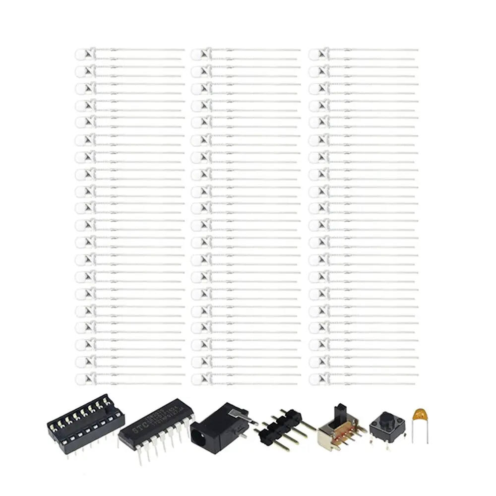 5 в электронные песочные часы DIY Kit точный светодиодный двухслойный печатной платы 84*40 мм для школьного образования лаборатории