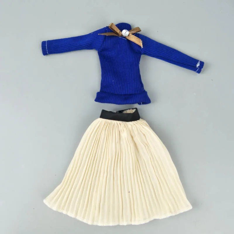 Модная кукольная одежда для кукол Барби Royalblue Топ Блузки и шифоновая