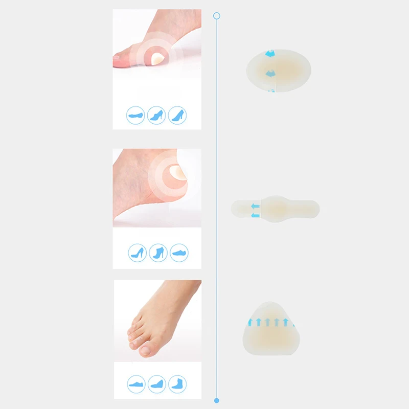 Мягкие силиконовые гелевые подушечки для пальцев на высоком каблуке