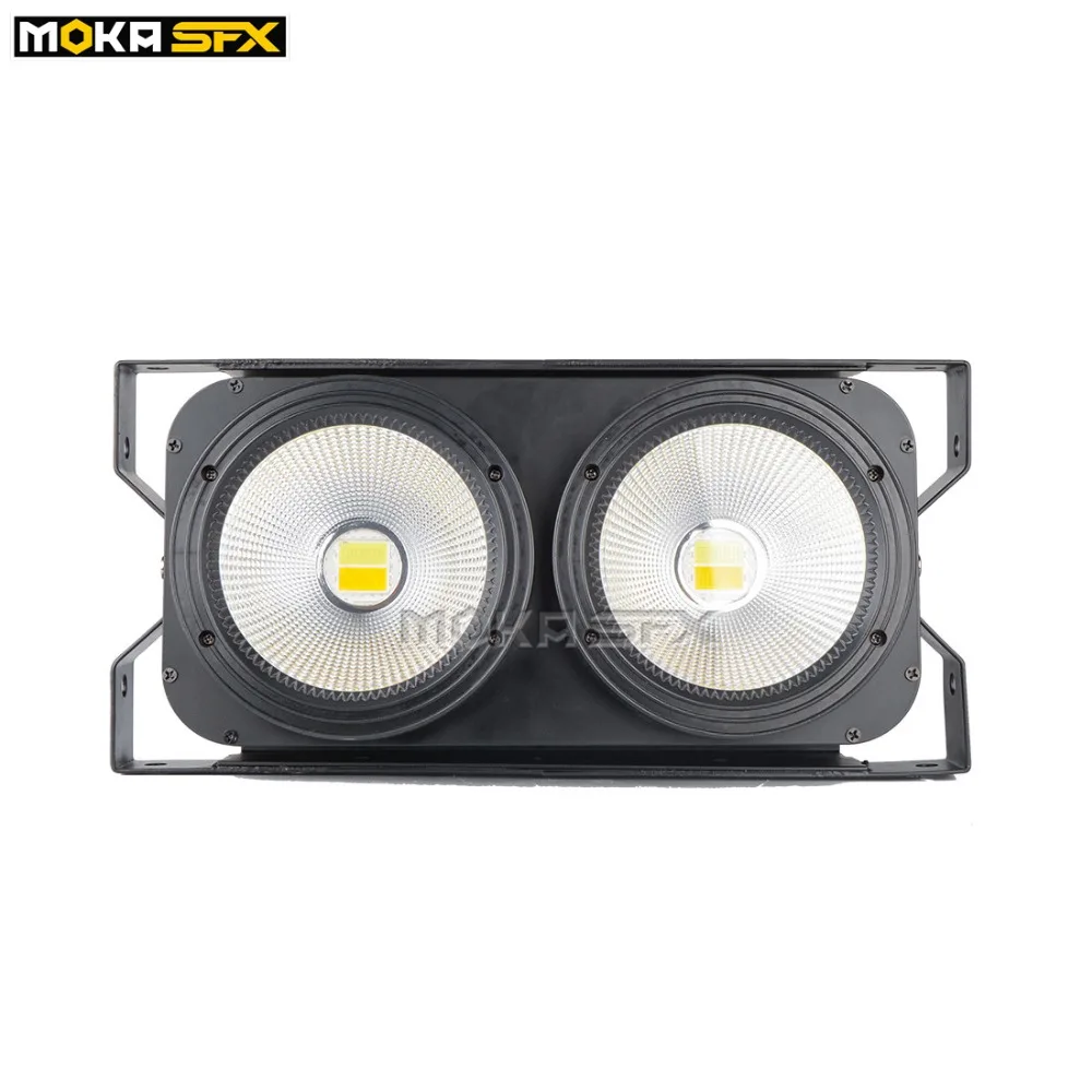 2x100 Вт LED Blinder Light Dmx512 Cob Par АУДИТОРИЯ blinder lights 2 в 1 сценическое освещение для