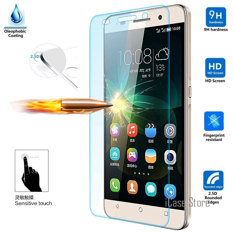 0 30 мм 9 H закаленное Стекло для Huawei Honor 4C 4X 5C 5X X5 GR5 7 Lite 6 8 Ascend P6 P7 P8 P9 Экран защитная