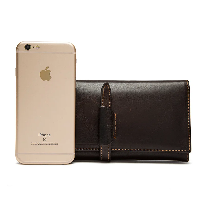 6008 новый модный мужской брендовый кошелек из натуральной кожи длинный дневной