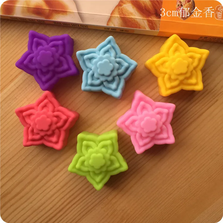 5 шт./лот силиконовая форма для торта 3 см в виде цветка тюльпана шоколада капкейка