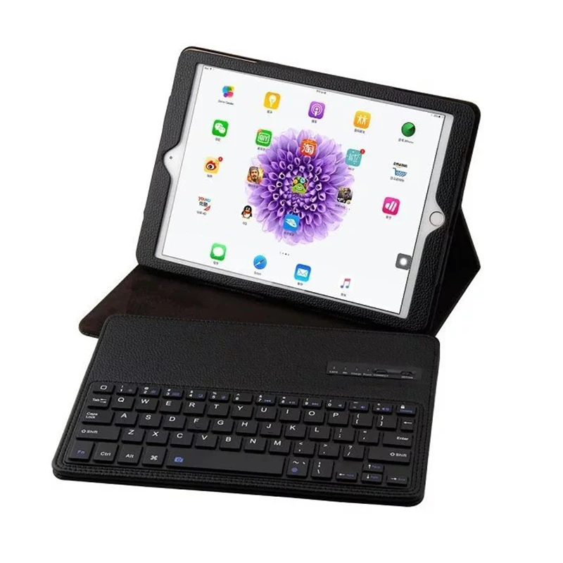 Чехол с беспроводной клавиатурой Bluetooth для iPad Mini 1 2 3 4 Lichi чехол из искусственной