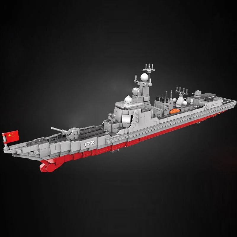 XINGBAO 06028 1359 шт. военной серии ракета комплект эсминца строительные блоки кирпичи