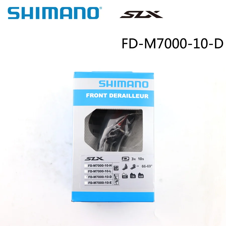 SHIMANO SLX FD-M7000 Передний переключатель 3x10 Скорость оригинальная коробка MTB переключатель M7000-10-H/M7000-10-D/M7000-10-E запчасти для велосипеда
