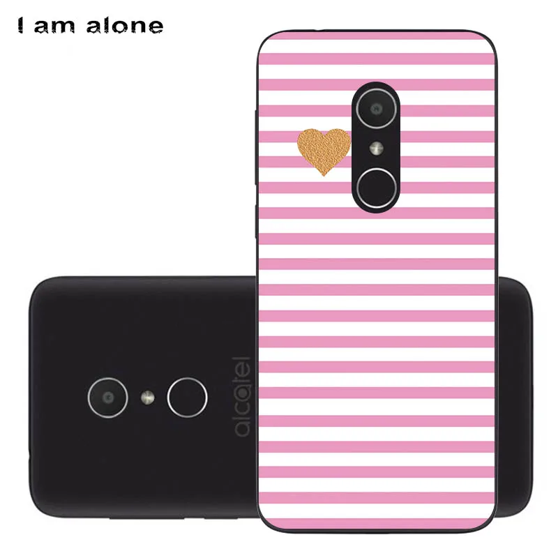 Solf TPU HH62 Чехол для телефона I am alone для Alcatel 1X 5059A 5059D 5059I 5059J 5059T 5,3 дюйма, Модный милый цветной Чехол для мобильного телефона из ТПУ - Цвет: Solf TPU HH62