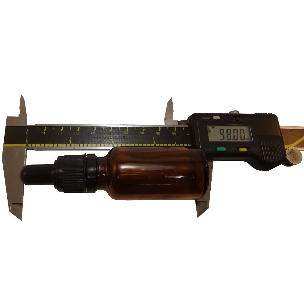 2шт дорожный размер 20 мл бостонские круглые стеклянные янтарные бутылки эфирного