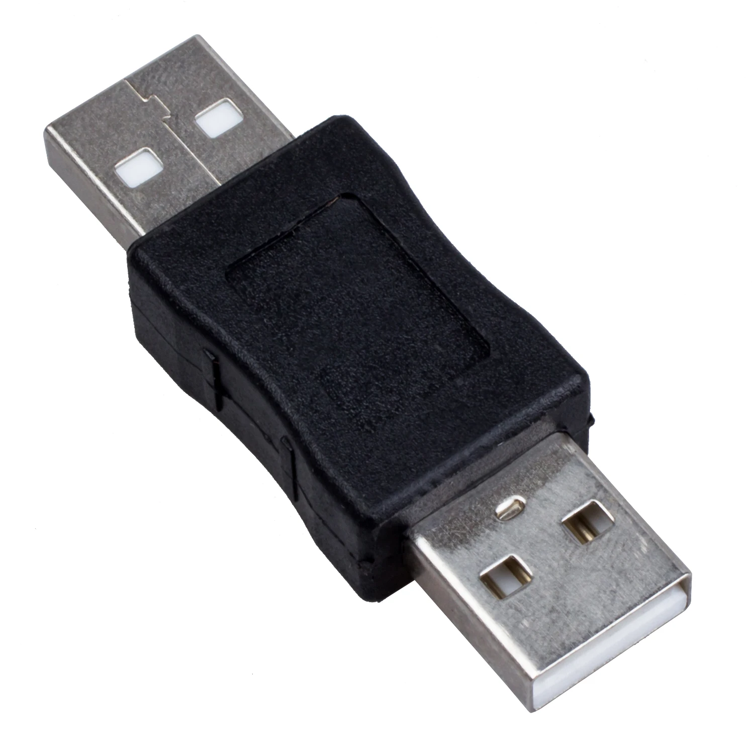 USB разъем «Папа-папа» адаптер Черный