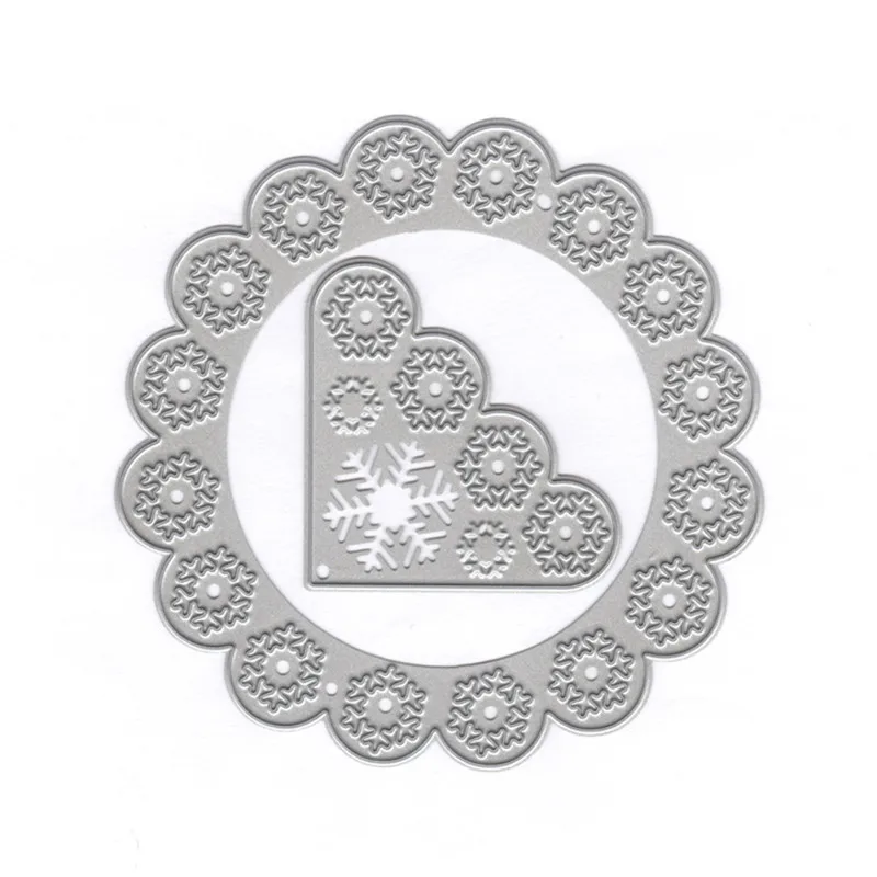 YaMinSanNiO Dembossing Snowflakes Dies Cutting 2019 for Card Making Scrapbooking Album Decor Paper Craft Stencil Metal | Дом и сад
