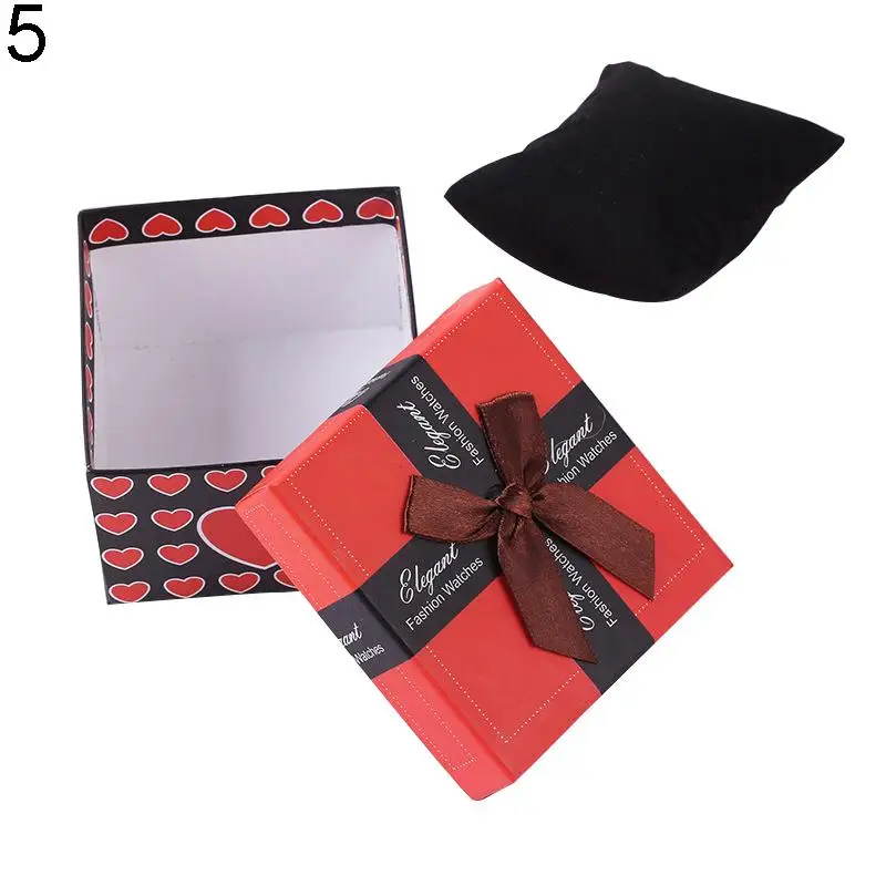 

Bowknot Present Display Storage Gift Box Case for Watch Bracelet Bangle Jewelry