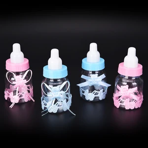 12 шт.компл. Милая подарочная коробка в виде медведя для будущей матери Голубой мальчик розовая девочка крестин День рождения сувениры подарок сувениры коробка конфет бутылка